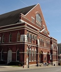 Ryman Auditorium, Nashville. Public domain image.