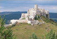 The fortress of Spissky Hrad, Spis region, Slovakia